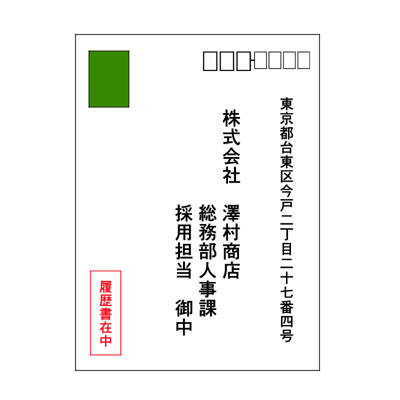 履歴書の書き方と送り方1