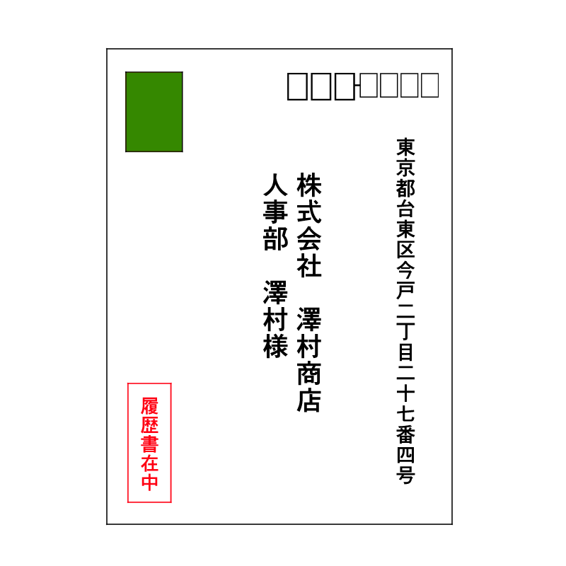 履歴書の書き方と送り方2